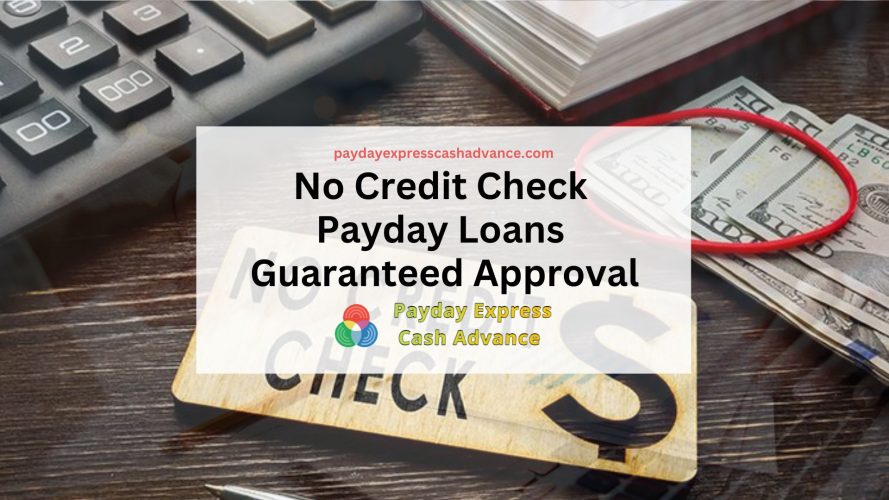 Get Small Payday Loans Online No Credit Check